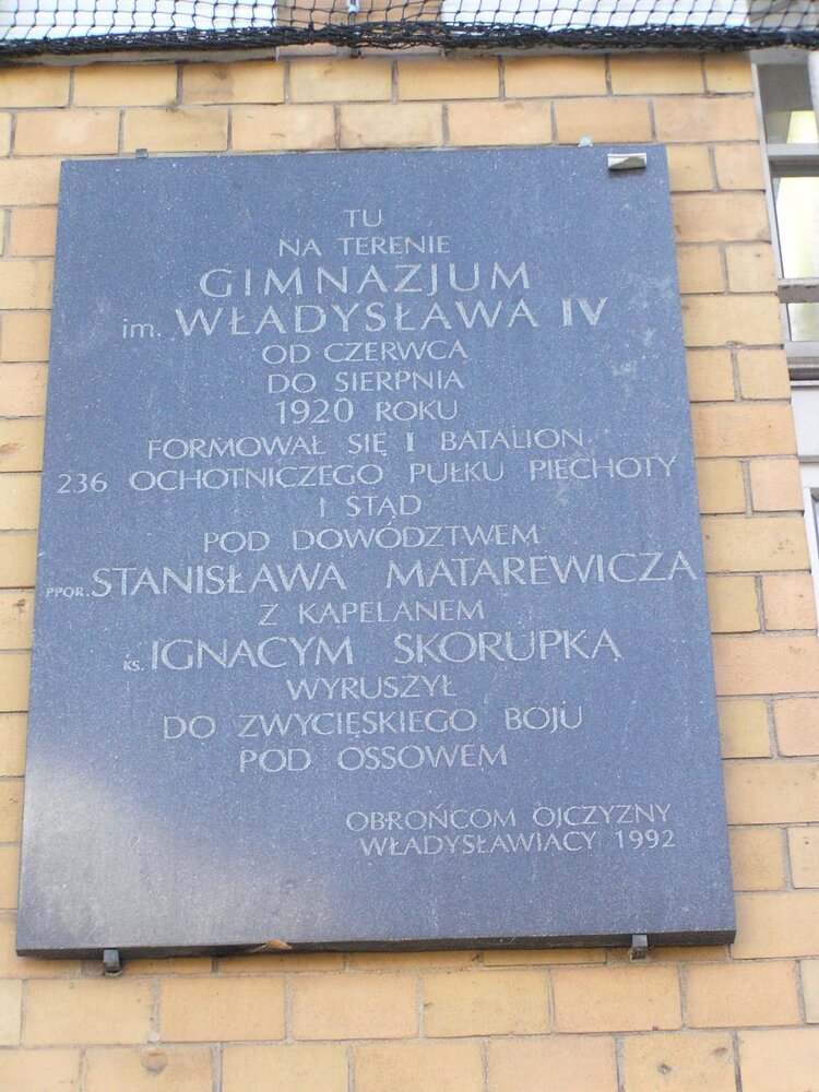 Tablica pamięci żołnierzy I/236 p.p. Armii Ochotniczej