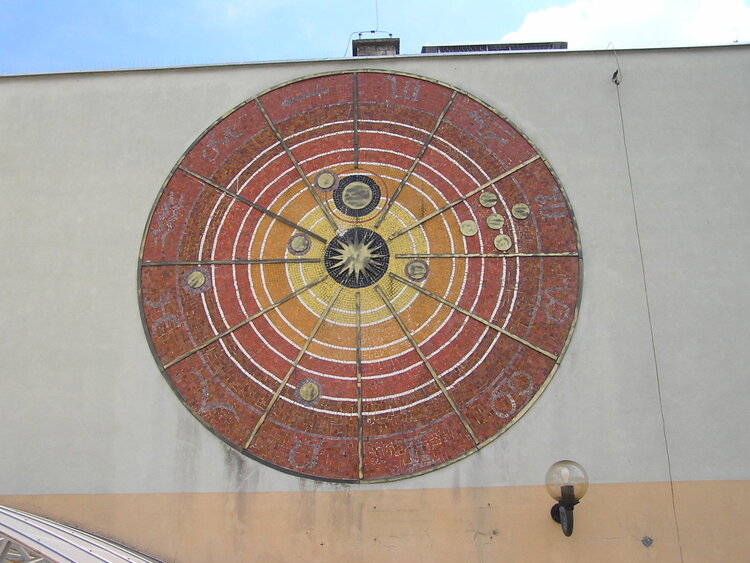 Mozaika - Układ Słoneczny - Egipska 4 w Warszawie