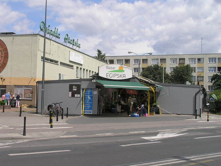 Bazar Egipska na Pradze Południe w&nbsp;Warszawie