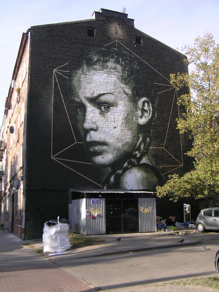 Kowieńska 23 - mural