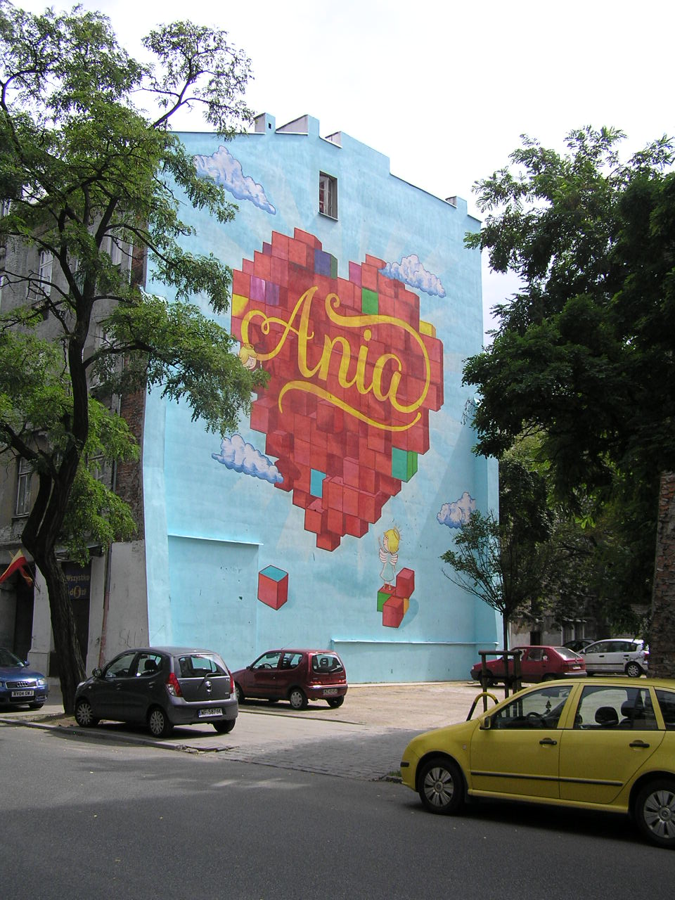 Mural Ania przy Stalowej 50