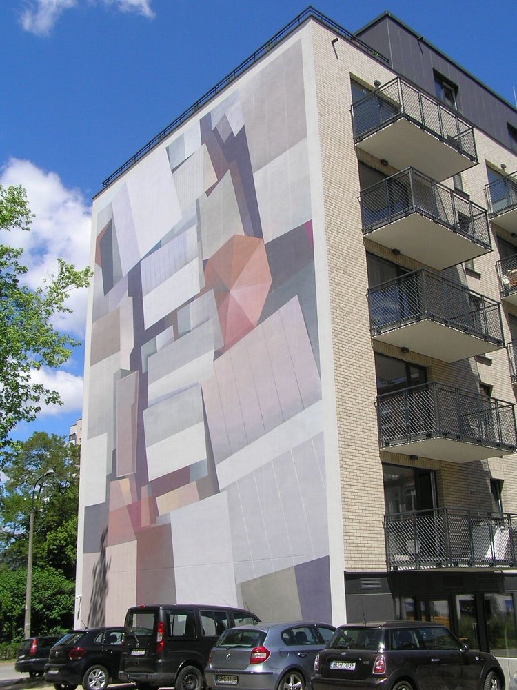 Strzelecka 24 - Mural Bazar Pachulskiego i&nbsp;Domańskiego