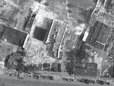 Częściowo zniszczona szkoła, fot. 1945 r.