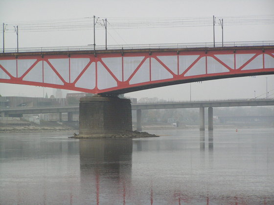 Most Średnicowy przykryty płachtą
