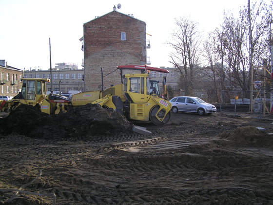 Trwa budowa pętli przy Dworcu Wschodnim