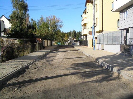 Przebudowa ulicy Wiarusów