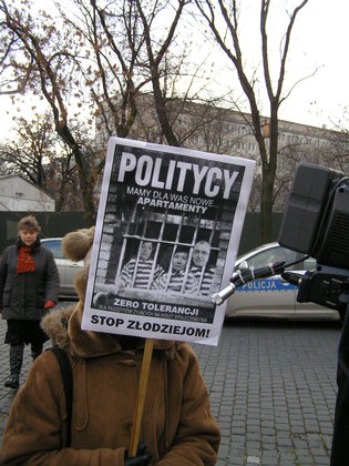 Protest Komitetu Obrony Lokatorów