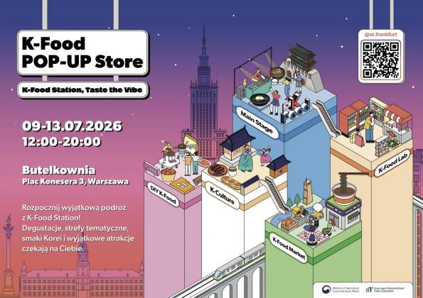 Koreańskie smaki i kultura zawitają na Pragę. Bezpłatne wydarzenie K-Food Station już od 9 lipca w Koneserze