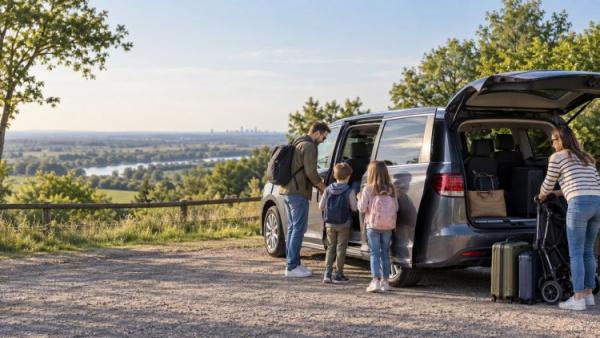 Minivan 7 czy 9-osobowy na rodzinny wyjazd z Warszawy? Jak dobrać auto, bagaż i taryfę