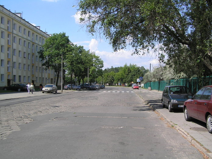 Ulica Chrzanowskiego na Grochowie