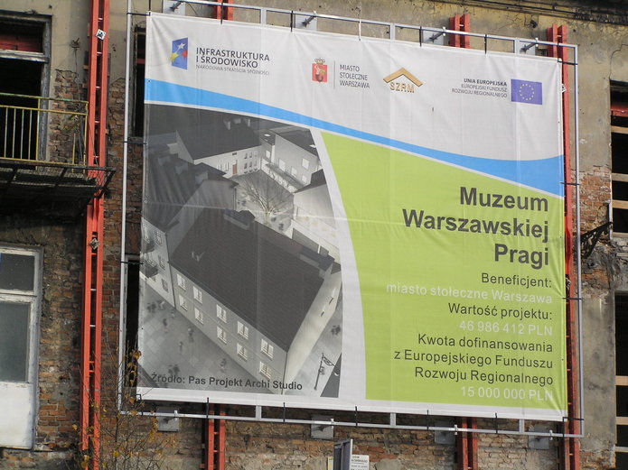 Budowa Muzeum Warszawskiej Pragi