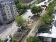 Ulica Białostocka w czasie prowadzonych prac