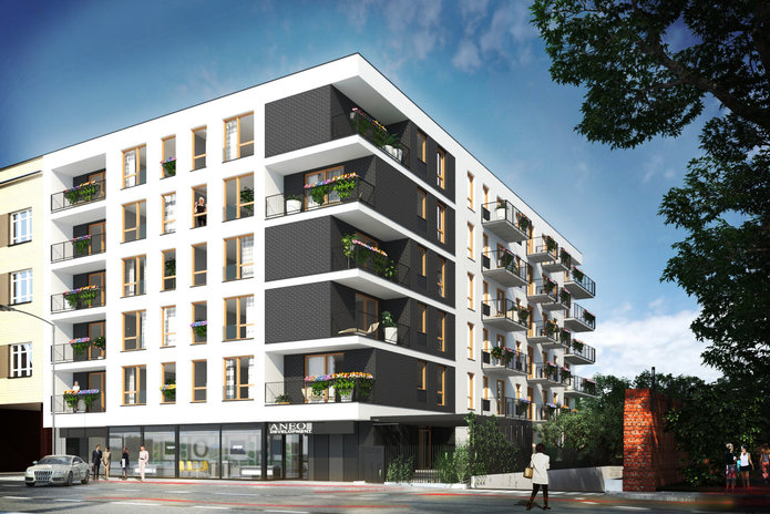 Patio Praga - wizualizacja, www.aneodevelopment.pl