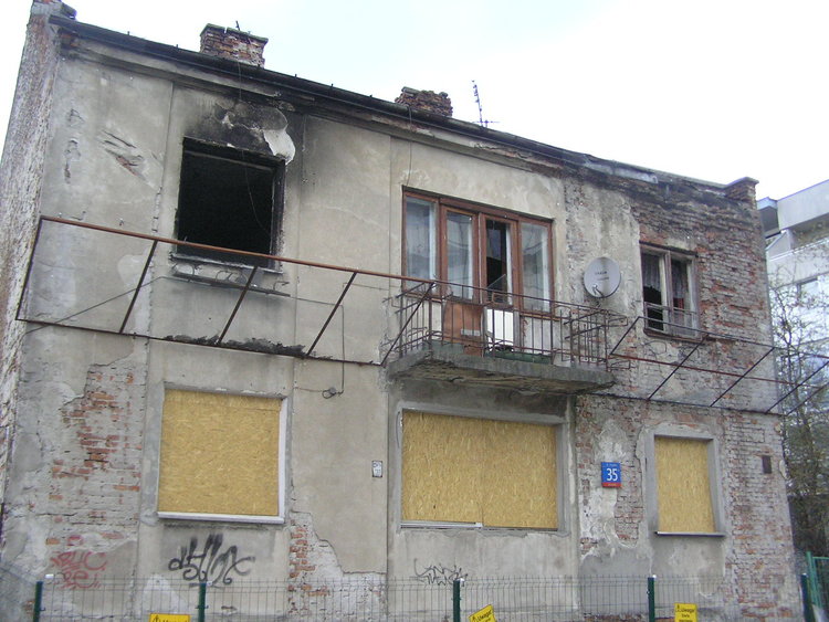 Pożar na Krypskiej 35