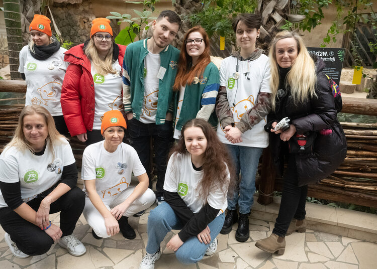 Wolontariusze Warszawskiego ZOO, fot. Tomasz Charkiewicz