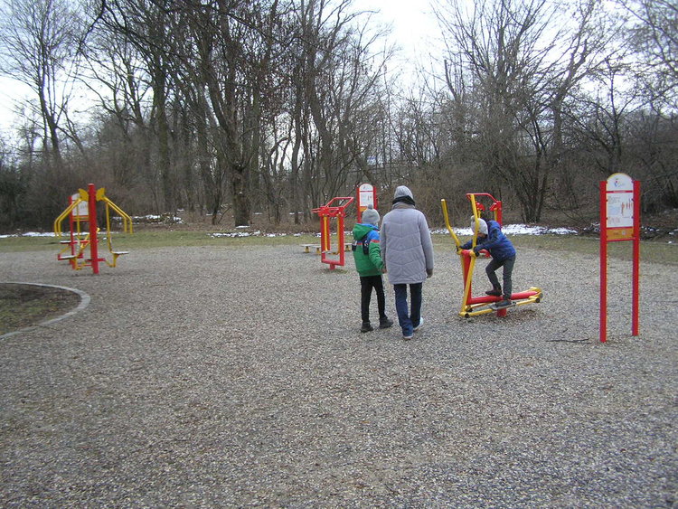 Siłownia w&nbsp;parku Skaryszewskim w&nbsp;Warszawie