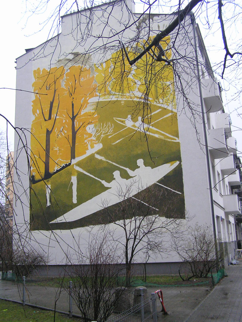 Mural przy Panieńskiej 3 w Warszawie