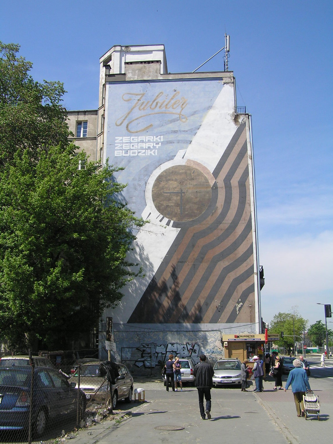 Mural Jubiler przy Targowej 15