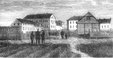 Rycina z widokiem ulicy Strzeleckiej z 1866/7 r.
